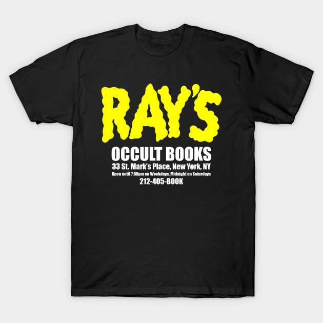 Ray's Occult Books T-Shirt by bcrosby2011